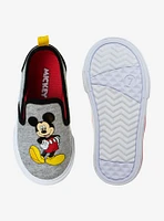Disney Mickey Mouse Slip On Canvas Toddler Sneakers