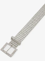 Silver Bling Belt