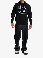 Bandage Brigade Sticks & Stones Grid Hoodie