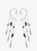 Cosmic Aura Celestial Amethyst Ear Cuffs