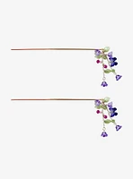 Thorn & Fable Butterfly Floral Hair Sticks