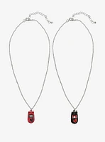 Emo Flip Phone Best Friend Necklace Set