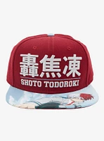 My Hero Academia Todoroki Name Snapback Hat