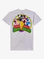 Mighty Morphin Power Rangers Group Two-Sided T-Shirt