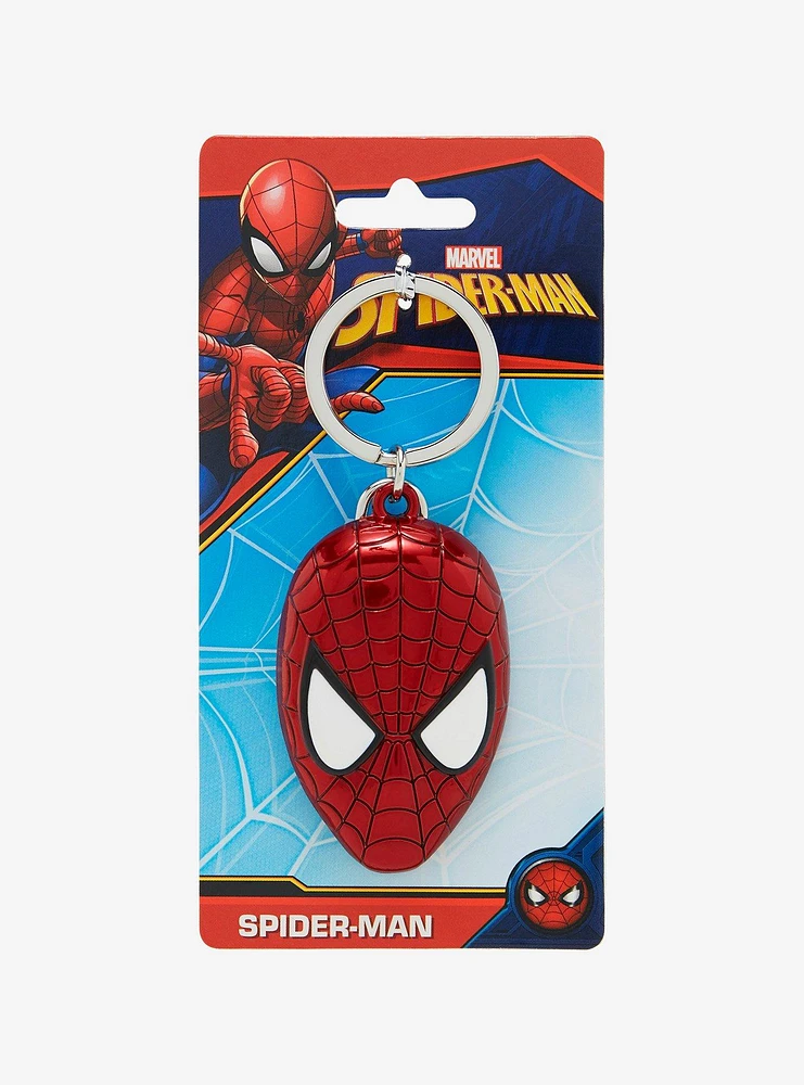 Marvel Spider-Man Mask Metal Key Chain