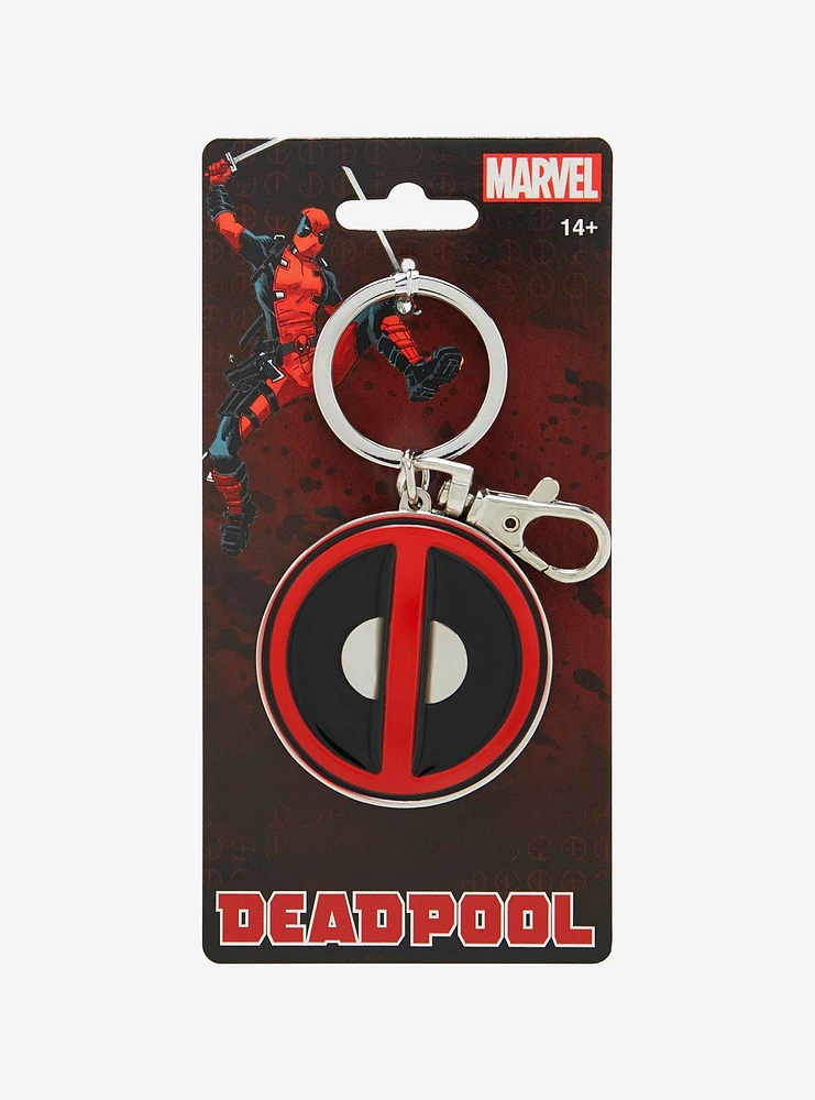 Marvel Deadpool Logo Metal Key Chain