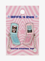 BFFs 4 Eva Cat Phones Bestie Enamel Pin Set