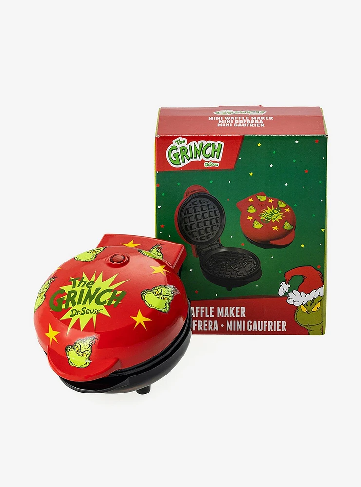 Dr. Seuss How The Grinch Stole Christmas! Mini Waffle Maker