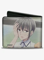 Fruits Basket Yuki and Kakeru Class Pose Bifold Wallet