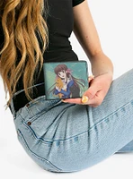 Fruits Basket Kyo Yuki and Tohru with Cat Rat and Dog Bifold Wallet