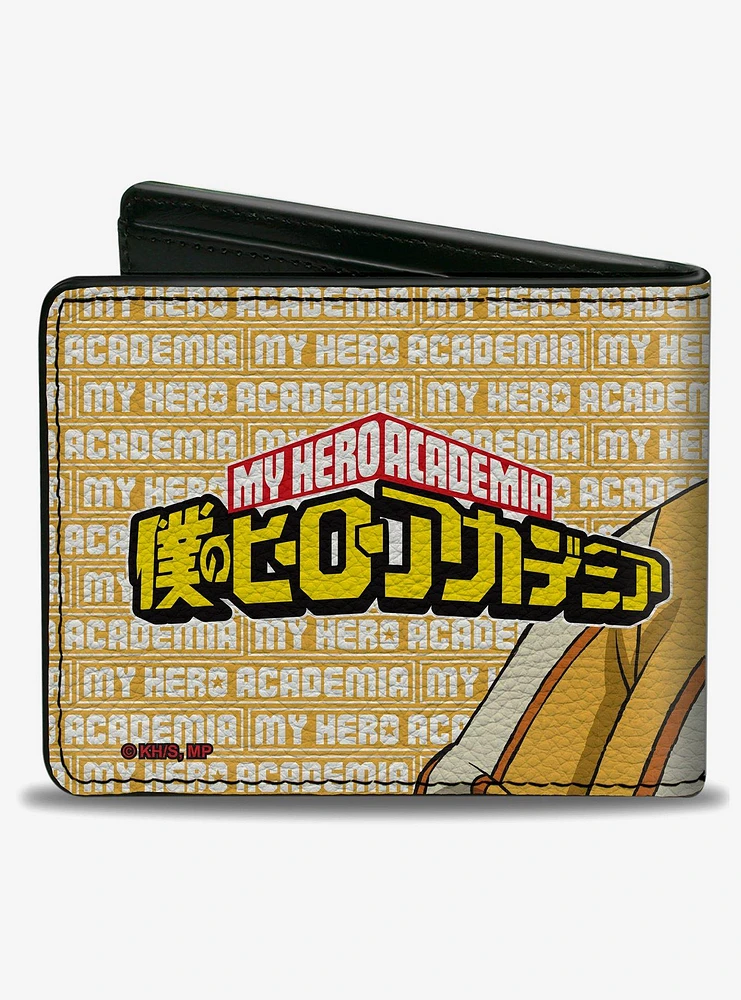 My Hero Academia Pro Hero Fat Gum Pose and Logo Bifold Wallet