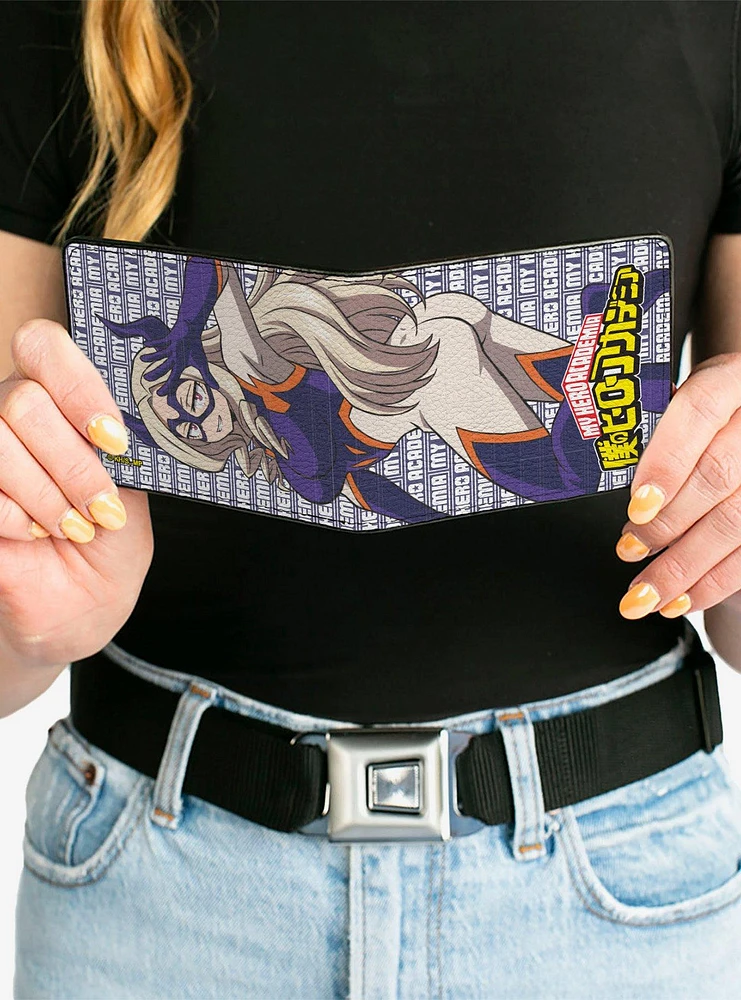 My Hero Academia Pro Hero Mt Lady Pose and Logo Bifold Wallet