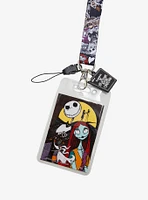 The Nightmare Before Christmas Jack & Sally Charm Lanyard