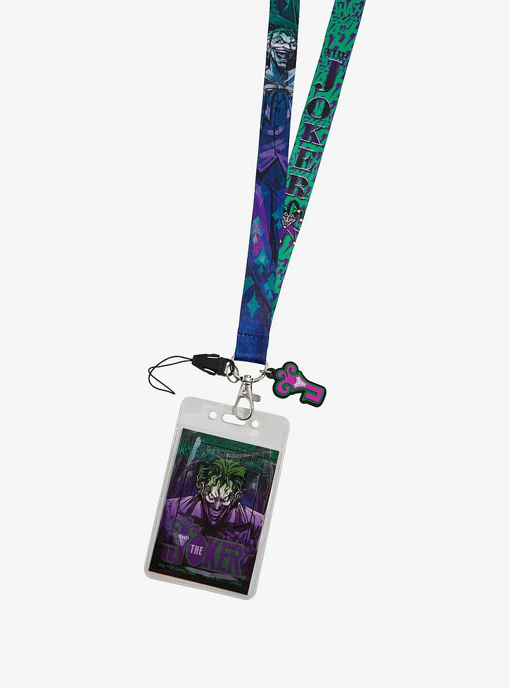 DC Comics Batman Joker Charm Lanyard