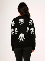 Black Skulls Sweater