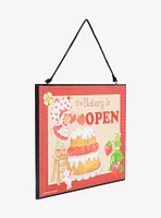 Strawberry Shortcake Bakery Open & Closed Double Sided Wall Sign