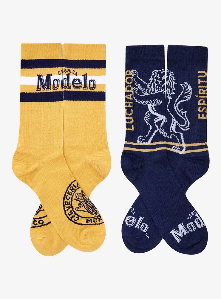 Modelo Logo Crew Socks 2 Pair