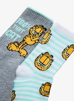 Garfield Stripe Crew Socks 2 Pair