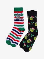 Shrek Donkey Holiday Crew Socks 2 Pair