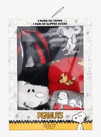 Peanuts Snoopy & Woodstock Cozy Socks Gift Set