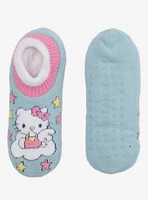 Hello Kitty Cloud Star Cozy Slipper Socks