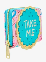 Loungefly Disney Alice in Wonderland Take Me Cookies Zip Wallet — BoxLunch Exclusive