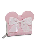 Loungefly Minnie Mouse Debossed Zip Wallet — BoxLunch Exclusive