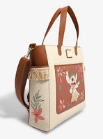 Loungefly Disney Lilo & Stitch Hula Stitch Floral Convertible Tote Bag - BoxLunch Exclusive