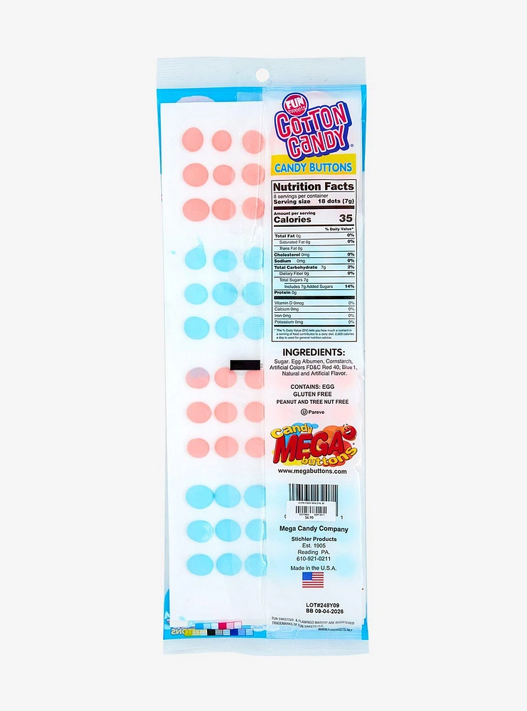 Mega Cotton Candy Buttons 2 Pack