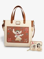 Loungefly Disney Lilo & Stitch Hula Floral Small Zip Wallet  - BoxLunch Exclusive