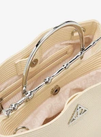 Loungefly Harry Potter Deathly Hallows Elder Wand Raffia Texture Cream Handbag - BoxLunch Exclusive