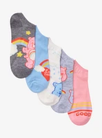 Care Bears Rainbows No-Show Socks 5 Pair