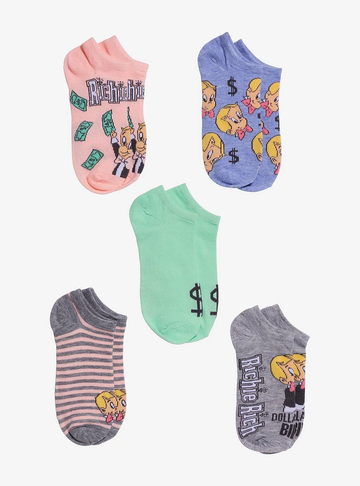 Richie Rich No-Show Socks 5 Pair