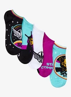 Disney Pixar Lightyear Star Command No-Show Socks 5 Pair