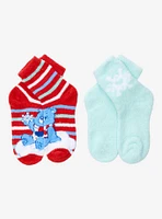 Care Bears Grumpy Bear Holiday Cozy Socks 2 Pair