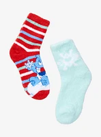 Care Bears Grumpy Bear Holiday Cozy Socks 2 Pair