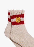 Disney Winnie The Pooh Varsity Stripe Cozy Slipper Socks