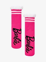 Barbie Pink Cozy Slipper Socks