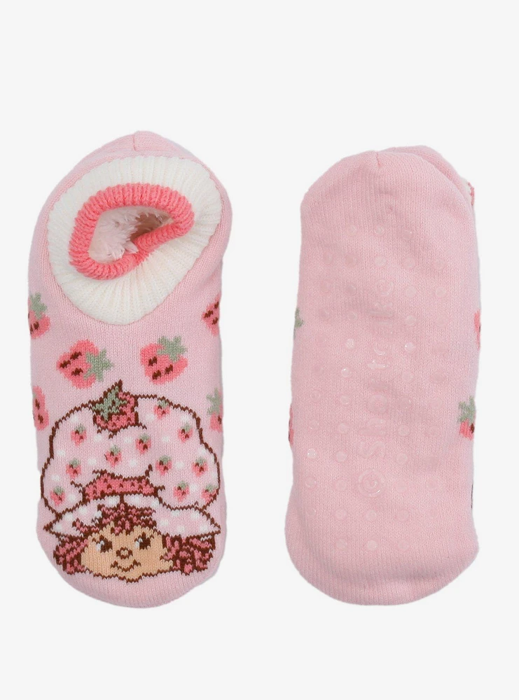 Strawberry Shortcake Stripe Cozy Slipper Socks