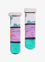 Rugrats Character Panels Cozy Slipper Socks