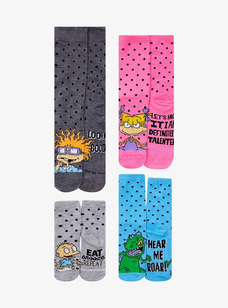 Rugrats Dots Family Sock Set 4 Pair