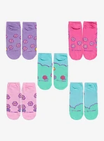 Hello Kitty And Friends Flower No-Show Socks 5 Pair