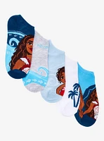 Disney Moana 2 No-Show Socks 5 Pair