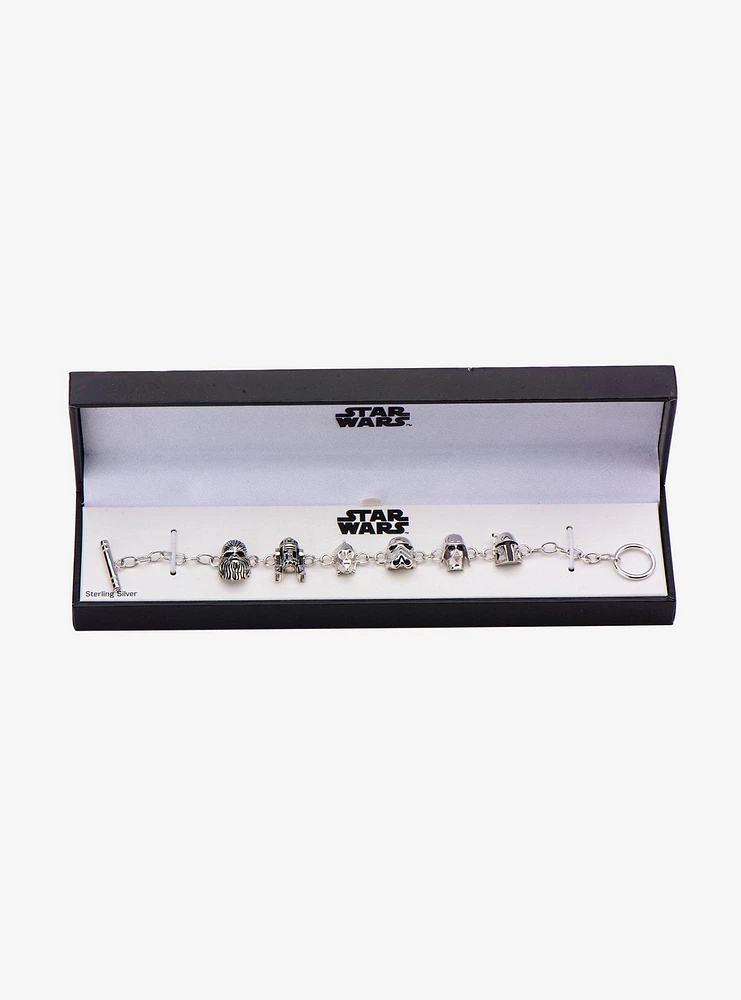 Star Wars Character Toggle Chain Charm Bracelet