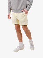 Pastel Yellow 5" Inseam Core Fleece Short