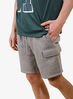 Heather Grey Core Fleece Cargo Short