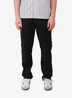 Black Stretch Twill Utility Pant