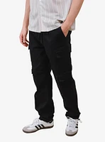 Black Stretch Twill Utility Pant