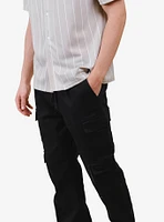 Black Stretch Twill Utility Pant