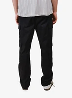 Black Stretch Twill Utility Pant